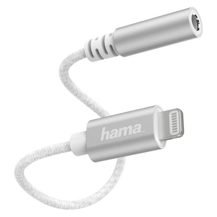 Hama Lightning - 3,5-mm-Klinke (Klinkenadapter, Winkeladapter) (00187210)