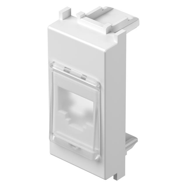 Magni Modul Adapter KS mit Staubschutz 1M Weiss TEM Schalterprogramm UP Unterputz (KM38PW-U)