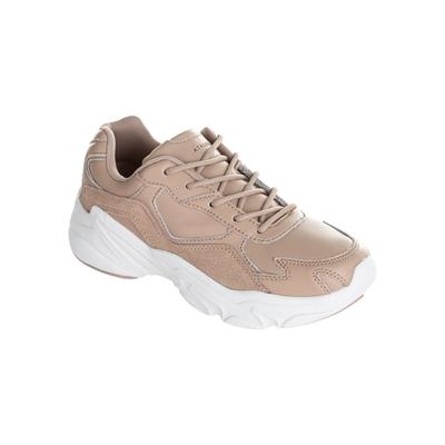 Sneaker ATHLECIA "CHUNKY Leather Trainers", Damen, Gr. 38, beige, Leder, Schuhe Sneaker, im sportlichen Style