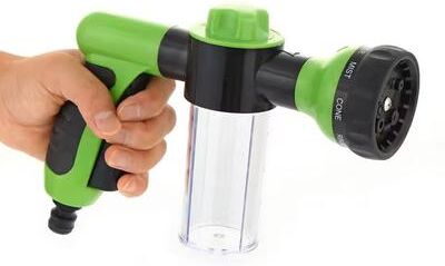 Inspire Select 8 in 1 Dog Shower Sprayer & High Pressure Pet Bath Hose Nozzle All Purpose Dog & Cat Wash Tool 1 Water Gun