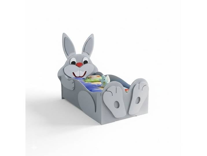 Xlmoebel Kinderbett Schlafbett mit Tiermotiv für das Kinderzimmer Sofort (Kinderbett, 1-tlg., Kinderbett mit Tiermotiv), Made in Europa