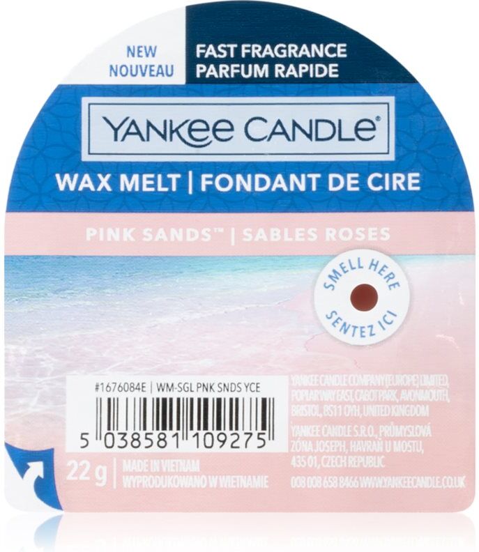 Yankee Candle Pink Sands smeltevoks 22 g