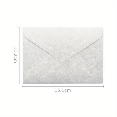 Vintage Western Style Envelopes 20 Pack Party Wedding Gift Invitation Set white