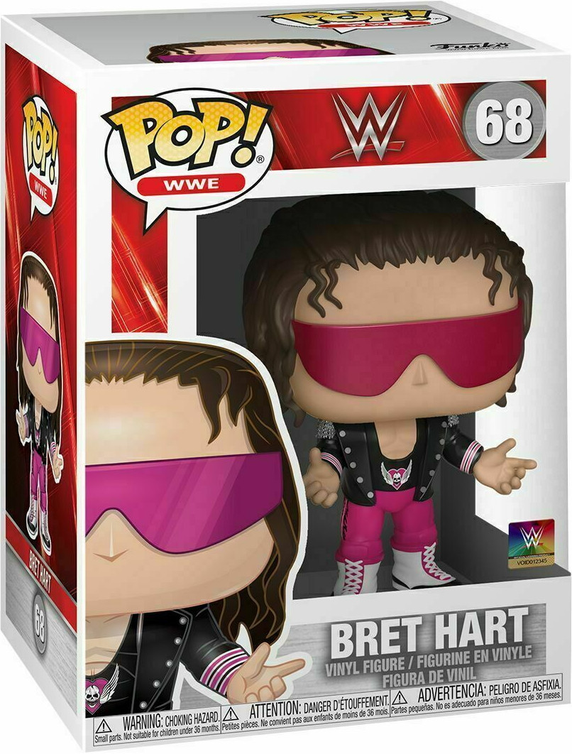 Funko Pop! Bret Hart 68 WWE Worstelen Vinyl figuur