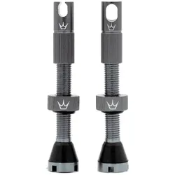 PEATY ́S x Chris King Tubeless Ventil Set (MK2) matte slate 42 mm