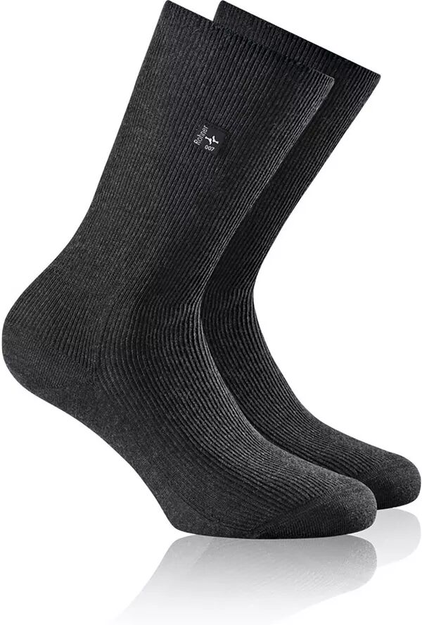 Rohner Advanced - Wadenlange Socken, für Herren, Anthrazit, Größe 39-40