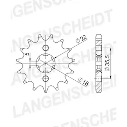 Supersprox Ritzel 428 14Z