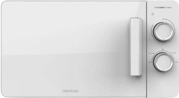 Microondas Proclean 3020 Flatbed 20L 700W s/ Prato Giratório - CECOTEC
