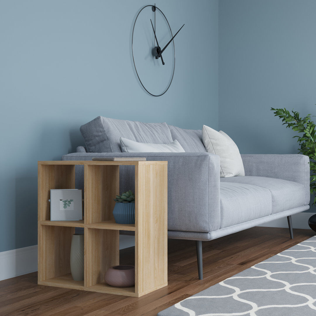 Blue Elephant Rectangular Side Table Oak 63.3cm H X 59.7cm W X 29.7cm D