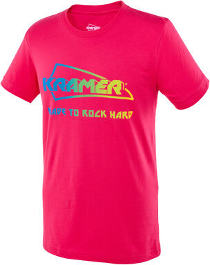 Kramer Guitars Made to Rock Hard Tee S Pink