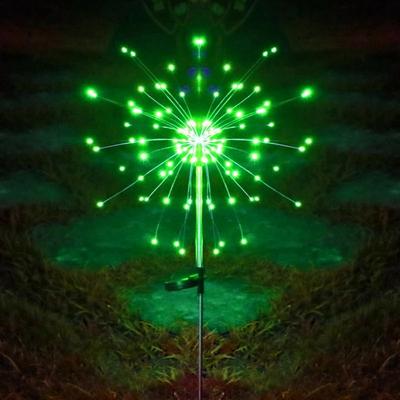 Uplift Picks Solar Firework Garden Stake Lights Create Sparkling Outdoor Displays Every Night green 200 Led