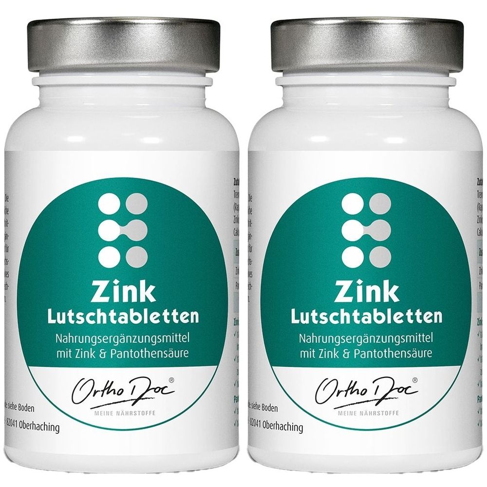 Orthodoc Zink Lutschtabletten 2x 2x90 St