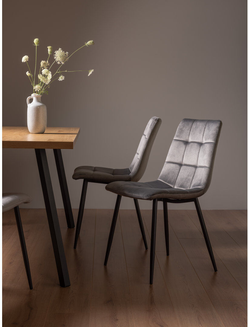 Fairmont Park Cressida Side Chair Grey 228.6cm H X 114.3cm W X 139.7cm D