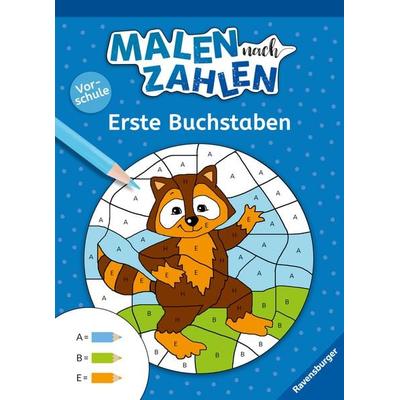 Malen nach Zahlen - Vorschule: Erste Buchstaben, Taschenbuch von Kirstin Jebautzke, Ravensburger Verlag GmbH
