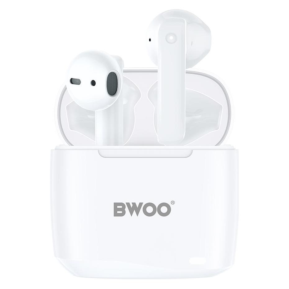 Bwoo kabellose TWS-Kopfhörer BW94-WH weiss (5 h, Kabellos) (6933654811613)