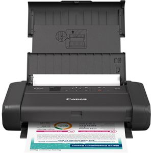 Canon MAXIFY BX110 mit Akku Tintenstrahldrucker, bis A4, Patronensystem, mit WLAN, mobil mit Akku