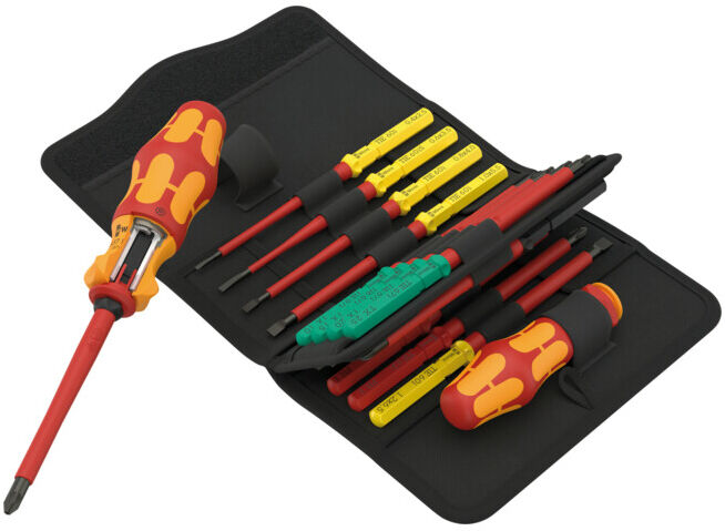Tournevis Wera Kraftform Kompakt VDE 17 RA 1, 17 pièces (05006618001)
