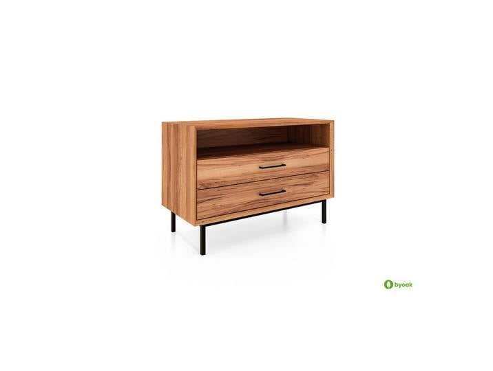 byoak Kommode Leon Kernbuche, Holz, Echtholz,Buche, 97x65x45 cm, Kleinmöbel, Kommoden, Kommoden