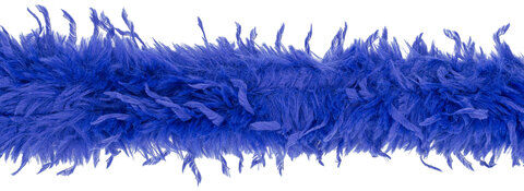 Plüschboa "Federtraum", blau