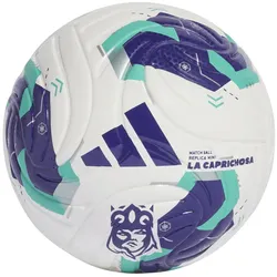 adidas Queens League Fußball Miniball KE8233 - white/purple/real teal