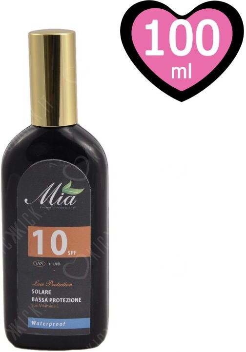 Mia Cosmetici Crema Solare Spray Spf 10 Bassa Protezione 100 Ml