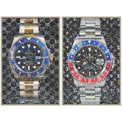 La Casa »Luxury watches« Glasbilder 40x60 cm 2er-Set