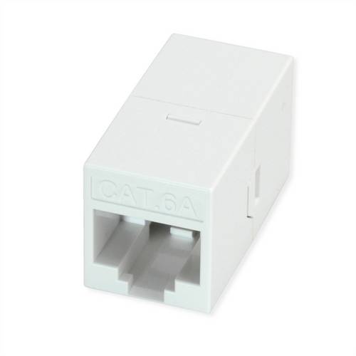 Roline RJ-45 Kupplung ungeschirmt, Cat.6A (Class EA), weiß