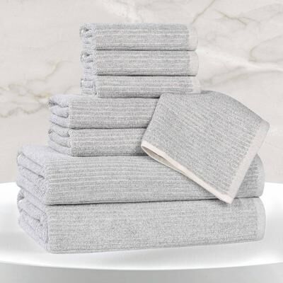 Superior Destin Viscose Cotton Blend 8 Piece Towel Set