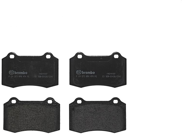 Brembo Bremsbelagsatz, Scheibenbremse P 24 073 Für Ford