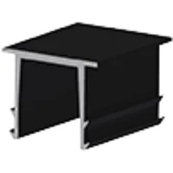 Vaillant Endkappe Schwarz 40 x 37,1 mm für Montageschiene (4 Stück)