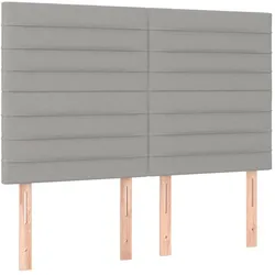 vidaXL, Boxspringbett, Damenia (Horizontale Streifen) (140 x 200 cm)