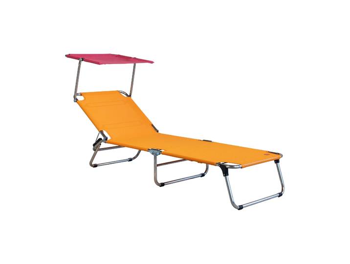 Fiam Amigo Top Pop Sonnenliege Orange-fuschia