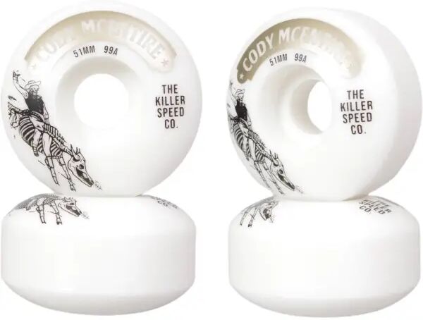 Killer Speed Co. Skateboard Rollen Killer Cody Mcentire 99A Pro 4 Stk. (51mm - Rodeo)