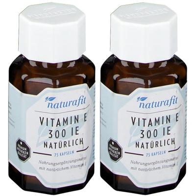 Naturafit Vitamin E 300 natürlich Kapseln 2x 2x75 St