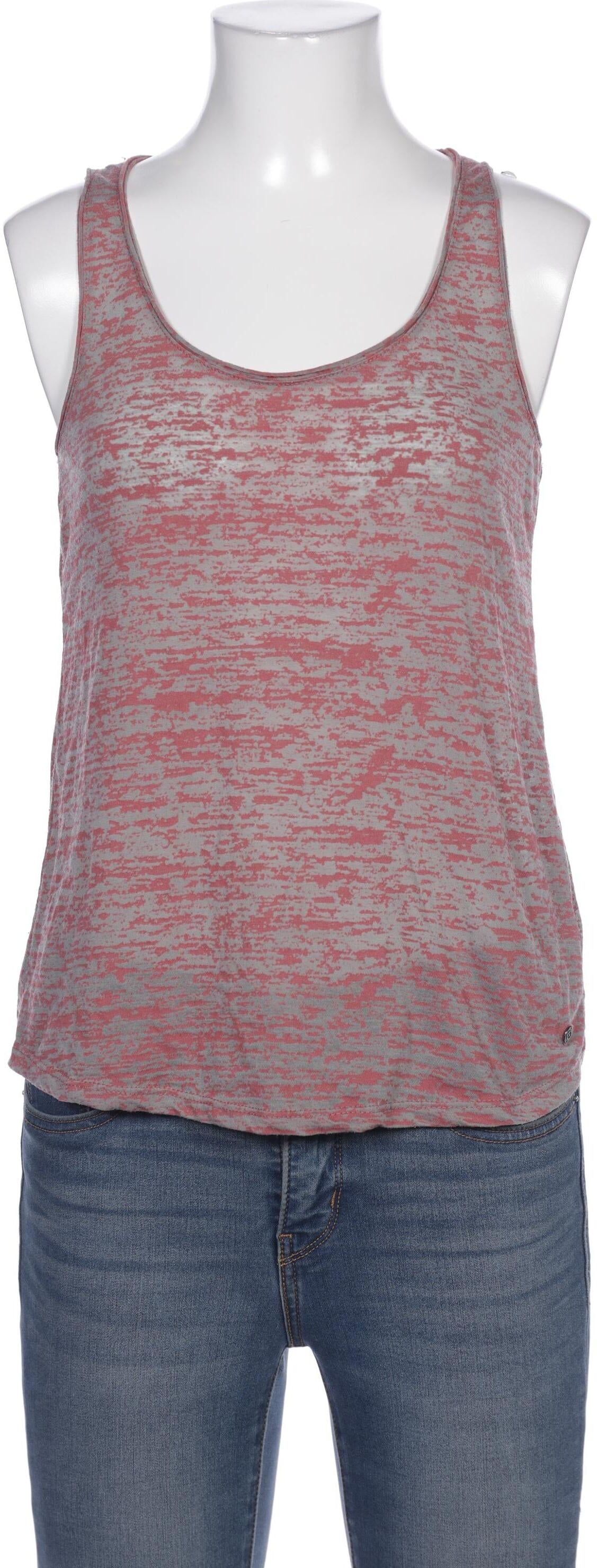 bonobo Damen Top, Grau, Gr. M, Synthetik / Baumwolle - Second Hand