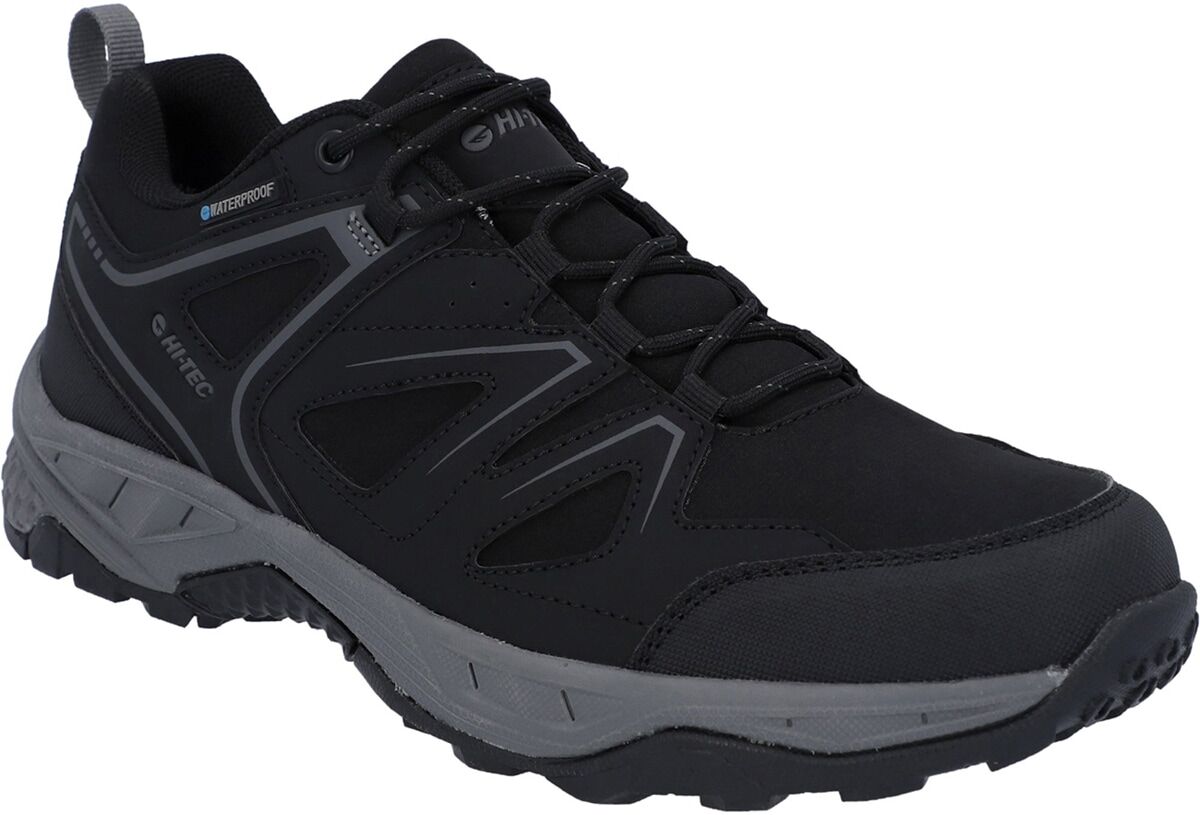 Wanderschuh HI-TEC "Saunter", Herren, Gr. 43, schwarz, Obermaterial: 100% Textilmaterial TEXMAT., Schuhe Wanderschuh