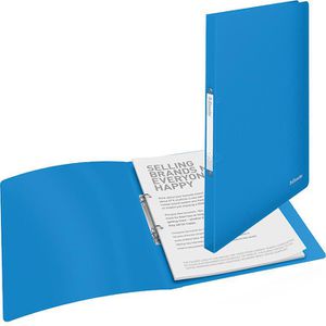 Esselte 624031 Vivida Ringbuch A4 2 Ringe blau