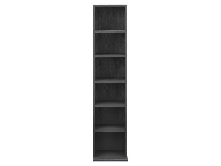 [en.casa] Cd-Regal Tynset, Dunkelgrau, 20x90x20 cm, Wohnzimmer, TV Möbel, CD-Regale