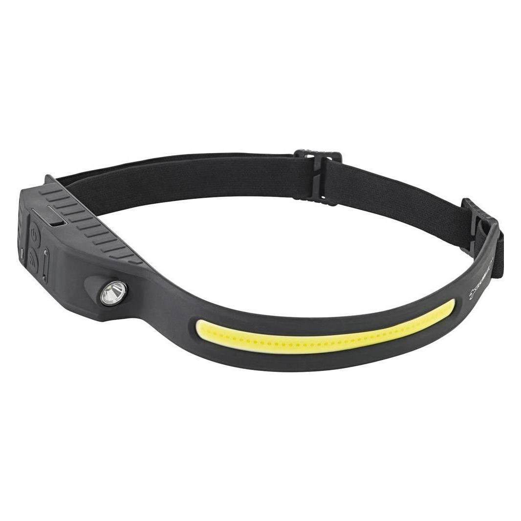 Stahlwille LED-Stirnlampe wiederaufladbar 3 Helligkeitsstufen, 450 lm, bis zu 9.5h Leuchtdauer (450 lm) (77490018)