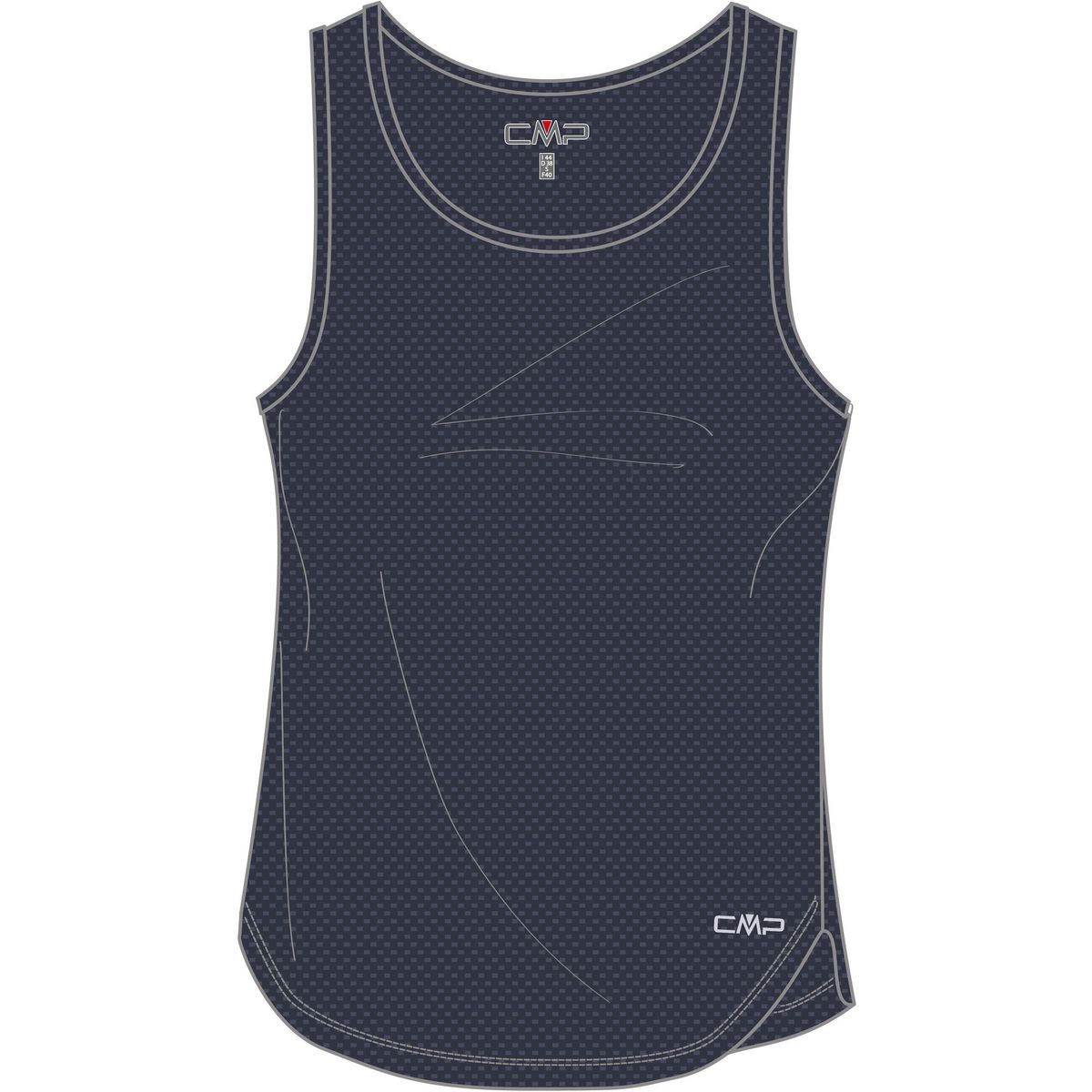 CMP Woman TOP antracite (U423) 44 35N5596-U423-44