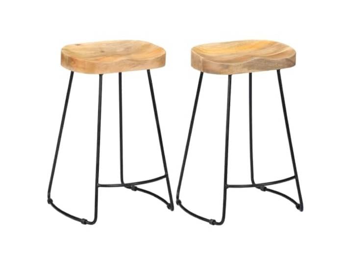 Makastle Gavin Barhocker 2 STK. Massivholz Mango