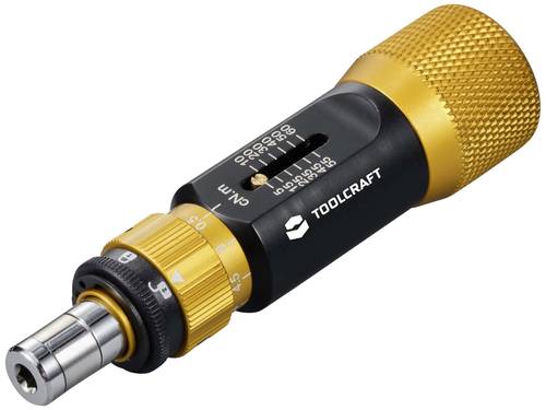 TOOLCRAFT TO-9627246 Elektrotechnik und Feinwerktechnik Drehmoment-Schraubendreher Größe (Schraubendreher) 4mm