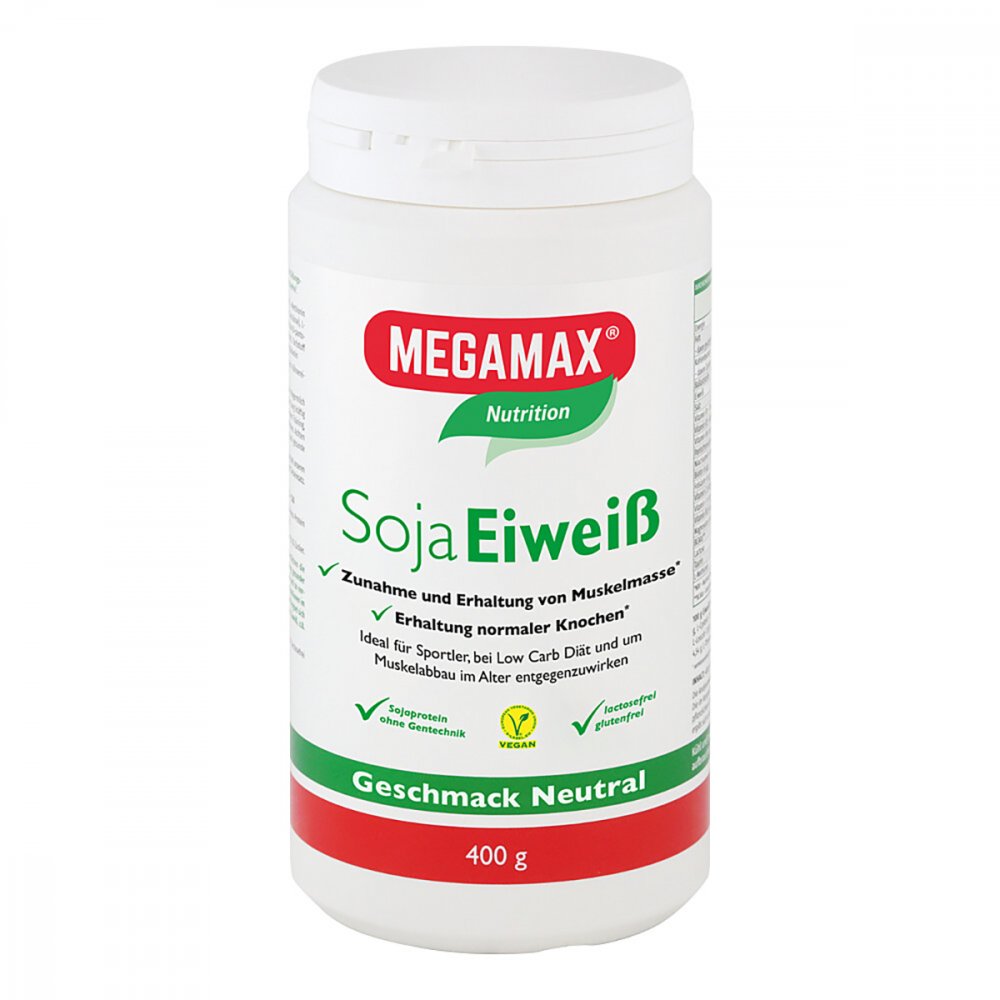 Megamax B.V. Megamax Soja Eiweiss neutral Pulver 15560064