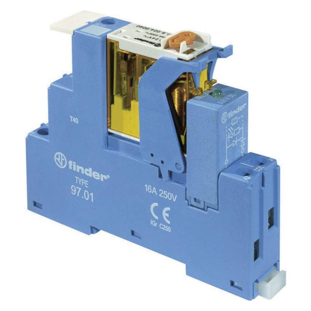 Finder Koppelrelais 16A 12VDC Serie 4C 1-polig (4C.01.9.012.0050 SPA)