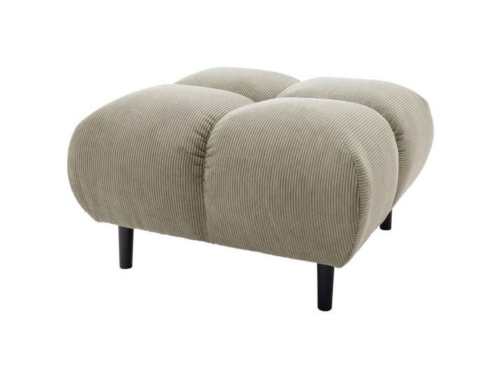 Pure Home Lifestyle Hocker, Sand, Holz, Buche, quadratisch, 73x41x73 cm, Fußauswahl, Wohnzimmer, Hocker, Sitzhocker