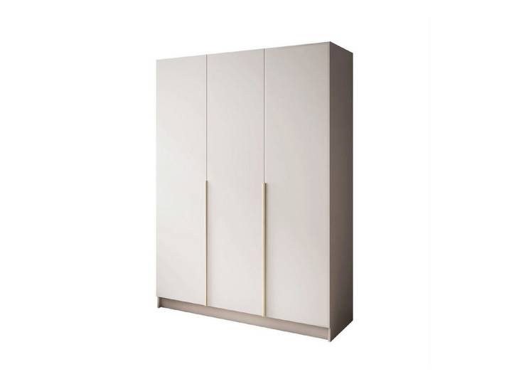 Lookway Kleiderschrank SAVAGE 3D Kaschmir Dreitüriger Schrank mit Kleiderstange 150x56x200 cm