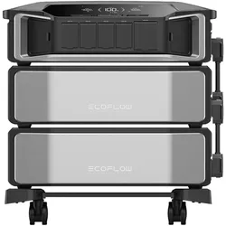 EcoFlow DELTA Pro Ultra Powerstation - DELTA Pro Ultra + DELTA Pro Ultra Zusatzbatterie (1 × Wechselrichter + 2 × Batterien)