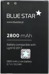 Bluestar vervangende batterij compatibel met LG K10 (2017), LG X400 en LG K20 Plus, 2800mAh, Li-ion, model BL-46G1F