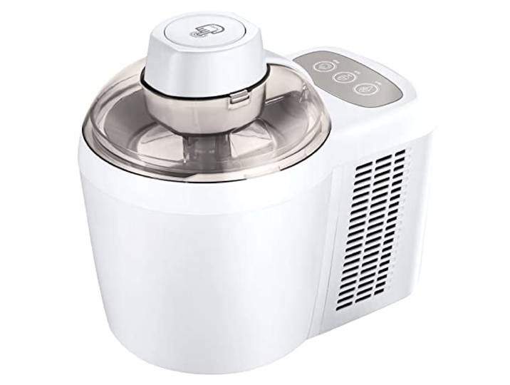 Ambiano Eismaschine selbstkühlend - Speiseeismaschine Eiscrememaschine Softeismaschine 700 ml thermoelektrisches Kühlsystem Ice Cream Maker
