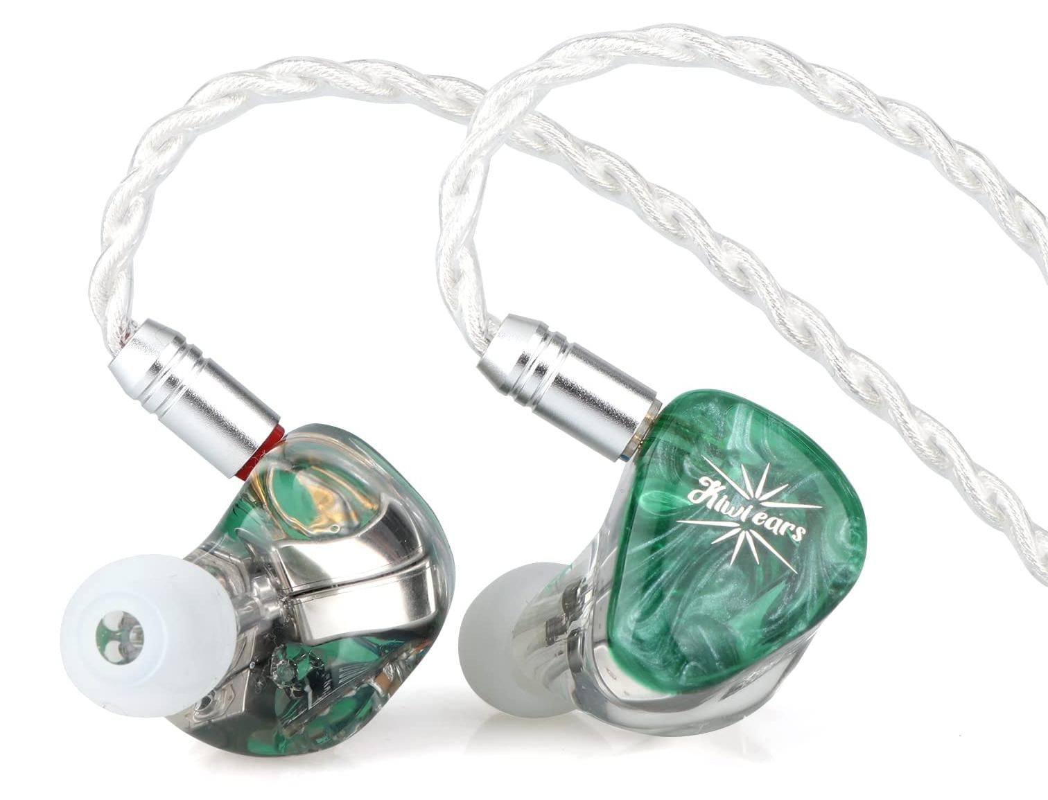 Selius Orchestra Lite Performance Custom 8BA In-Ear Monitor IEM met handgemaakte faceplate voor audiofiele studiomuzikanten - Groen